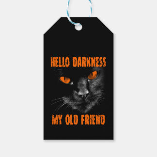 Hej Mörker Min Gamla Vän: Halloween Edition Presentetikett