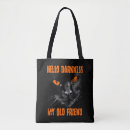 Hej Mörker Min Gamla Vän: Halloween Edition Tygkasse