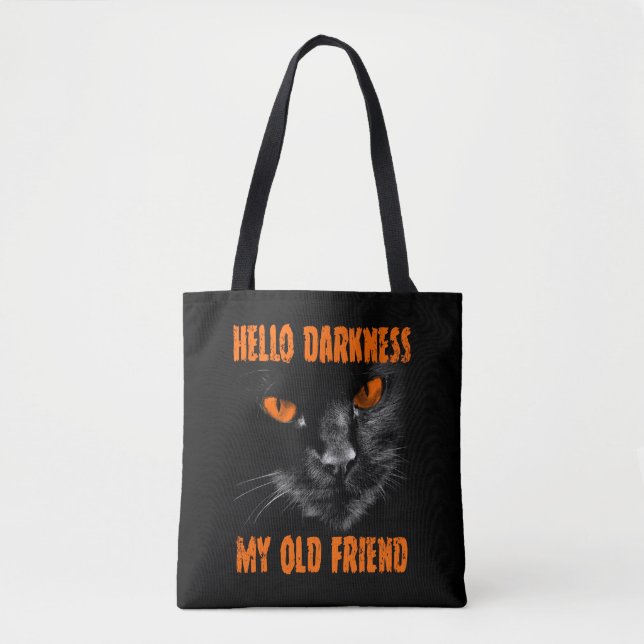 Hej Mörker Min Gamla Vän: Halloween Edition Tygkasse (Framsida)