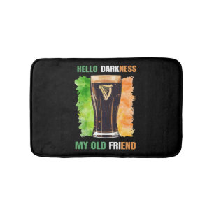 Hej Mörker min gamla vän Irish Stout Badrumsmatta