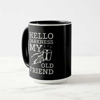Hej Mörker Min Gamla Vän Kaffe Mugg