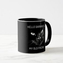 Hej Mörker min gamla vän Kat - V2 Mugg