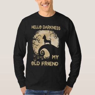 Hej Mörker min gamle vän Chihuahua Halloween C T Shirt