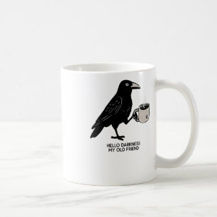 Hej Mörker min gamle vän Kråka Coffee Spooky Ha Kaffemugg