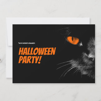 Hej Mörker Orange Ögon Halloween Spara Datumet