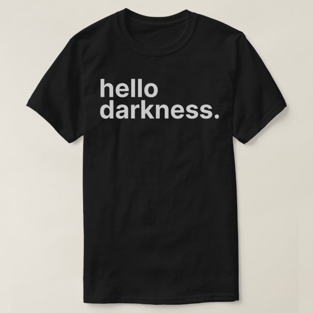 hej mörker t shirt (Design framsida)