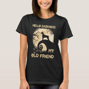 Hej Mörkret Min gamle vän Doberman Pinscher Hal T Shirt