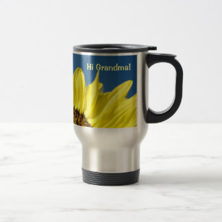 Hej Mormor! Kaffe Mugg gåvor Gul Solros