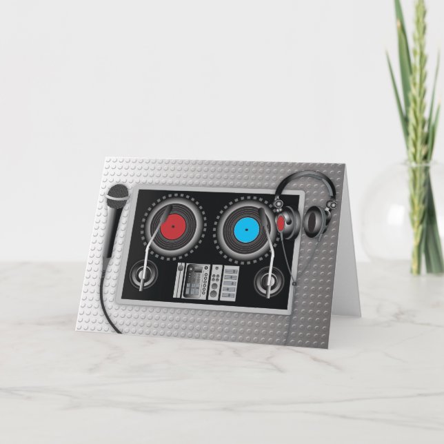 Hej, mr DJ Card Kort (Framsida)