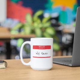 Hej My Namn är Rude eller Funny Anpassade Kaffemugg