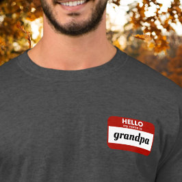 "Hej My Namn is" Gravid för Personlig T Shirt
