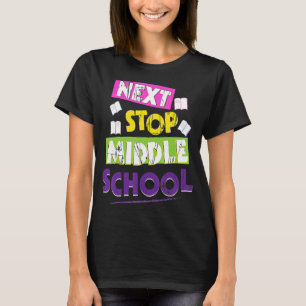 Hej Next Stop Mitten School Studenten För barn T Shirt