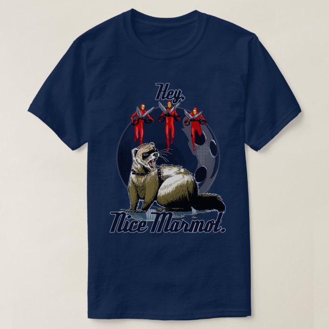 Hej, Nice Marmot T T Shirt (Design framsida)