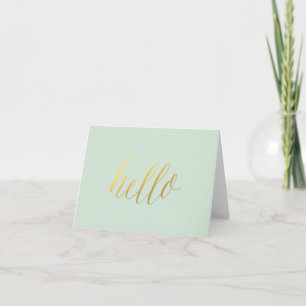 HEJ notecard Tack Kort
