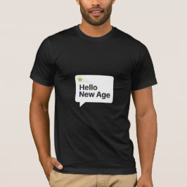 Hej Ny Ålder Enkel Födelsedags T-Shirt Minimal Des