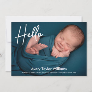 Hej nyfödd baby-foto
