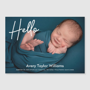 Hej nyfödd baby-foto