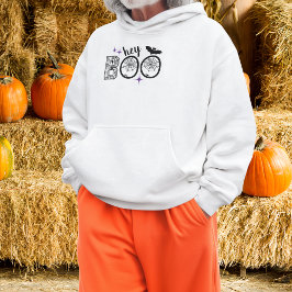 Hej och hej, Boo Halloween Fladdermus och Webben Hoodie
