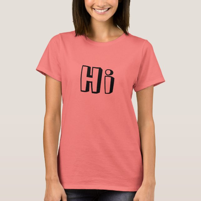 Hej och hej tee shirt (Framsida)