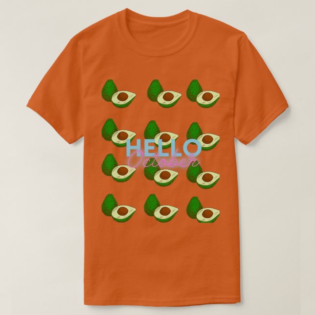 hej oktober t shirt (Design framsida)