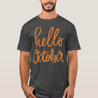 Hej oktober t shirt