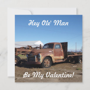 Hej Ole Man, var min Valentine Funny Julkort