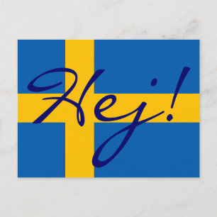 Hej på svenska! Svenska vykort