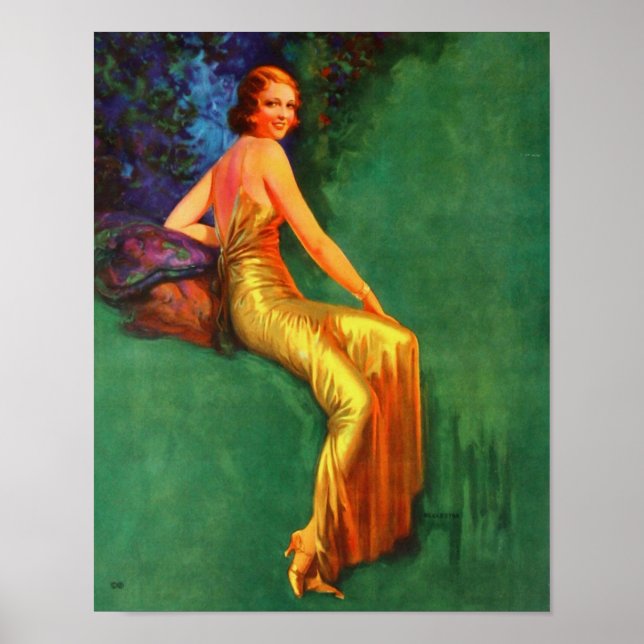 "Hej" Painting - Edward Mason Eggleston Poster (Framsidan)