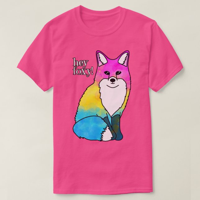 Hej Pan Foxy T Shirt (Design framsida)