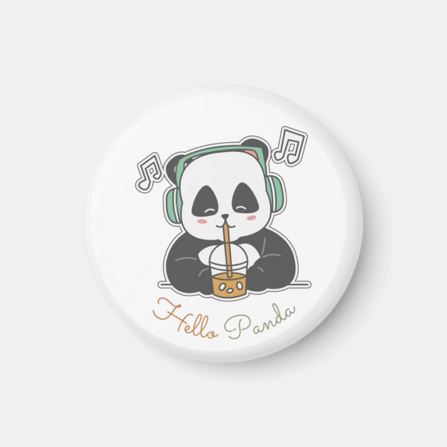 Hej panda magnet (Framsidan)