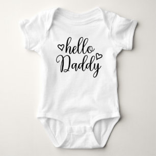 Hej Pappa Gravid Meddelande T Shirt