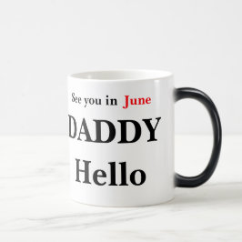 Hej Pappa Gravid Reveal kaffe Mugg