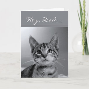 Hej, Pappa, ha en Meow-velous Birthday! Kort