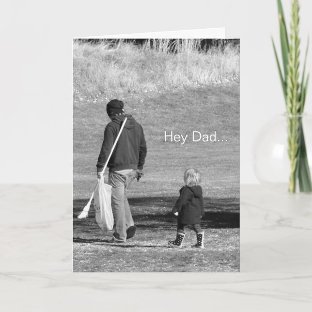 Hej Pappa... Julkort Helgkort (Framsida)