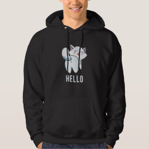 Hej Pappa Katt Mamma Katt Katt Flickvän Katt Hoodie