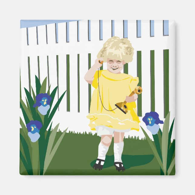 "Hej pappa"-kylskåpsmagnet Magnet (Framsidan)