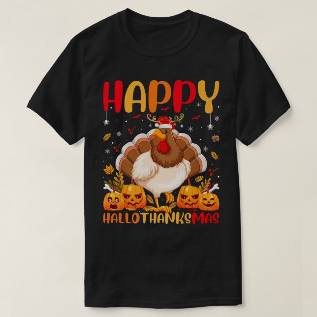 Hej påTack på den fina Chicken Bird Älskare Lyckli T Shirt (Design framsida)