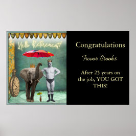 Hej Pension Funny Personlig Poster