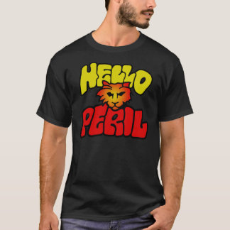 Hej Peril Original Band Logotyp Premium T-Shirt
