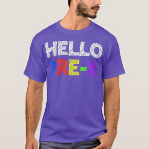 Hej Pre K Back to school PreK Squad eller Team T Shirt