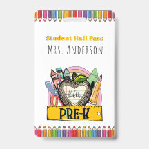 Hej Pre K Hall Pass