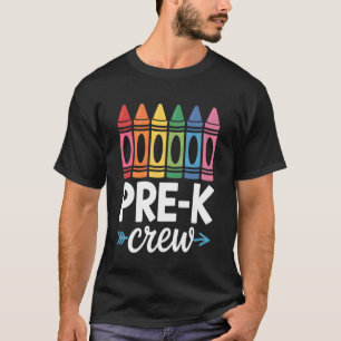 Hej Pre-K regnbåge tillbaka till skolan lärare ele T Shirt