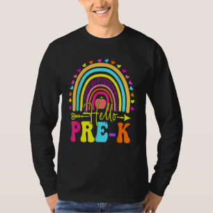 Hej Pre K Team Förskola Tillbaka Till Skolan R T Shirt
