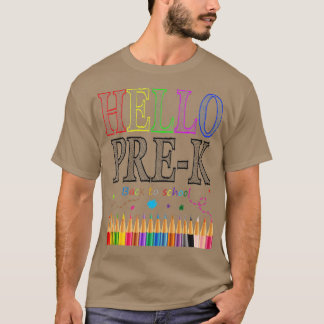 Hej PreK Preschool Underbar Gift Back School T Shirt