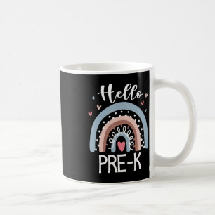 Hej PreK Roligt Boho Rainbow Back to school Kaffemugg