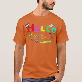 Hej PreK Teacher Student Back to school T Shirt