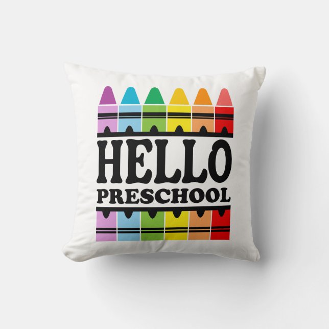 Hej Preschool Back to school Kudde (Framsida)