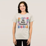 Hej Preschool Mamma Shirt Women's T Shirt<br><div class="desc">Varje mamma förtjänar ett stolt ögonblick på skolans första dag - denna "Åh Hej Preschool" kvinnas skjorta kombinerar tröst och elegans för att fira det. Designat för att visa ditt stöd och kärlek för ditt barns nya skolår är det tillverkat av mjuk bomullsväv för heldaglig komfort. Dess enkla och moderna...</div>