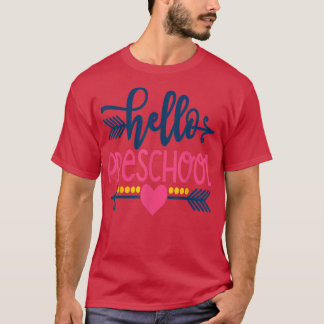 Hej Preschool Teacher Kids Back to school Pre-K  T Shirt