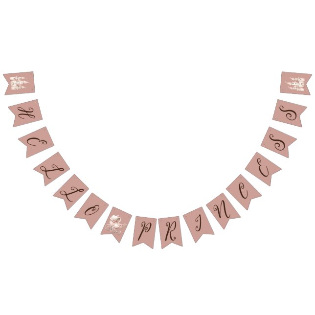 Hej Princess Baby Shower Vimplar (Alla)